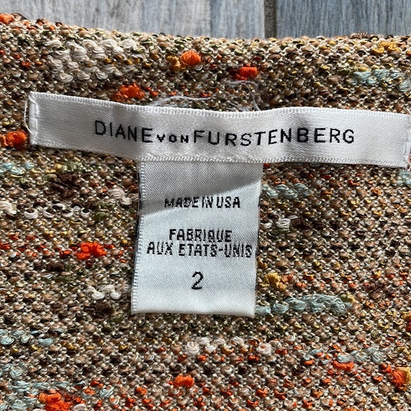 DVF Tweed Mini Skirt - Picture 2 of 7